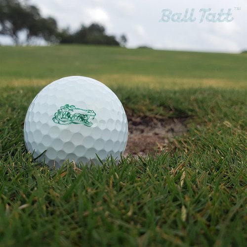 Ball Tatt - Gator Golf Ball Stamp, Golf Ball Stamper, Self-Inking Golf Ball Stamp Markers, Reusable Golf Ball Marking Tool to Identify Golf Balls, Golfer Gift Golfing Accessories