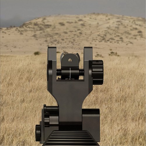 Marmot Flip Up Iron Sights A2 Front Sight & Rear Sight for Gun Rifle Handgun