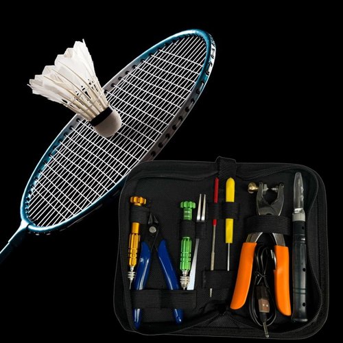 kowaku Starting Stringing Clamp Tool Set Tennis Racquet Clamp Cold Press Badminton Racket Plier for Tennis Racket