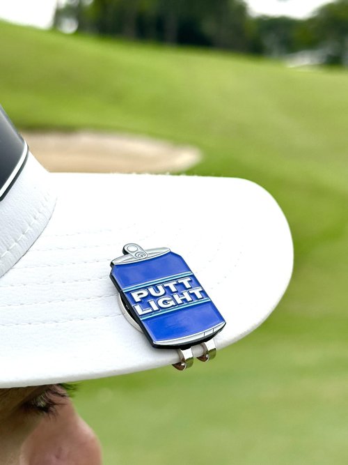 wolph putt Light Golf Ball Marker Hat Clip – Magnetic & Durable Golf Accessories for Men Women – Funny Golf Gifts to Elevate & Personalize Your Game.