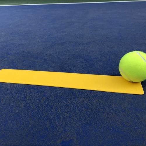 Eco Walker Court Line Marker Set Create Your Own Mini Pickleball Tennis Court (Yellow Line)
