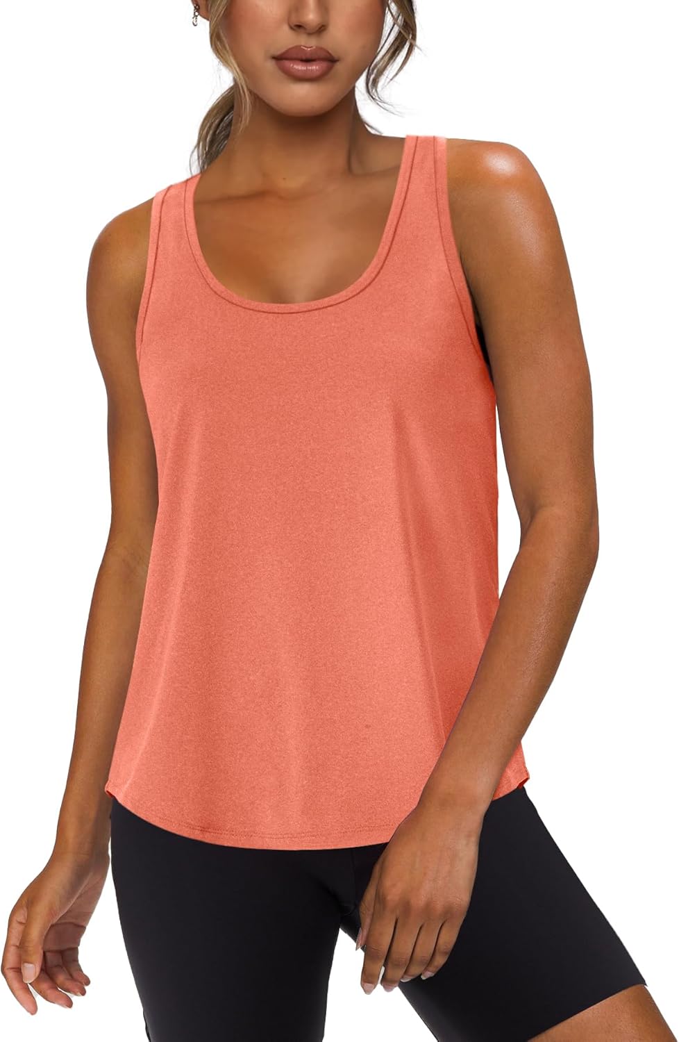 WIHOLL Women's Sleeveless Workout Tank Tops - Athletic Racerback for Gym, Yoga & Running | Summer Fitness (S-XXL)