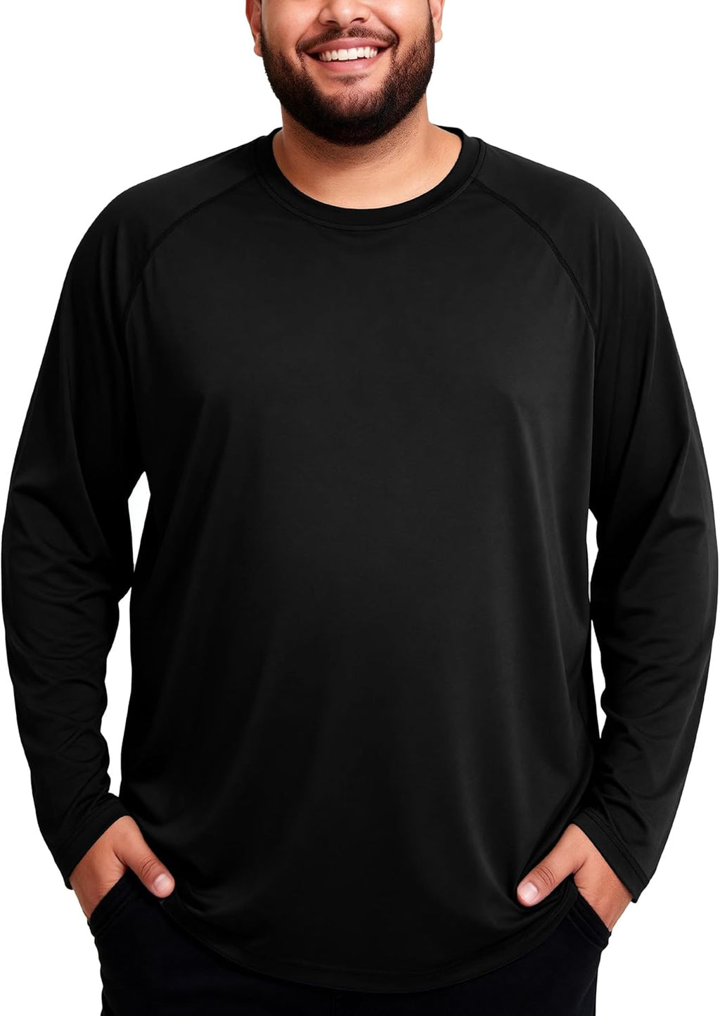Roadbox Men's UPF 50+ UV Sun Protection Long Sleeve Cooling Rash Guard | Quick Dry Fishing Shirt