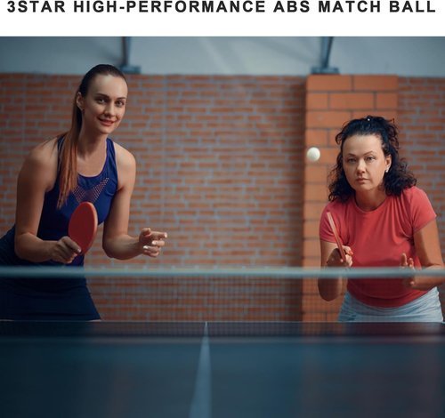 3 Star Ping Pong Balls - High-Performance ABS Table Tennis Balls for Training & Games