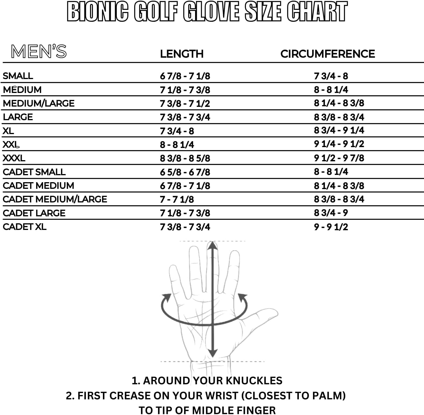 Bionic Men's StableGrip 2.0 Golf Glove - Premium Cabretta Leather in Grey for Ultimate Comfort