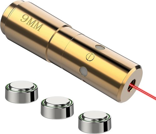 MidTen Bore Sight Laser - 9mm, .223, 5.56mm, .30-06, .25-06, .270 - Includes Batteries for Precision Alignment