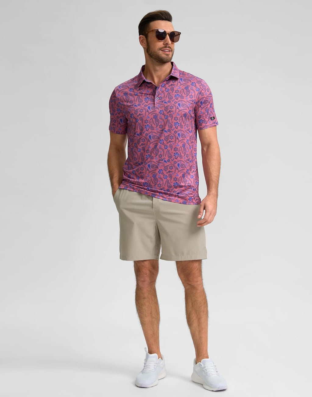 Obla Men's Golf Polo Shirt - Short Sleeve Dry Fit Performance | Moisture-Wicking Casual Design