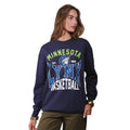 Ultra Game WNBA Team Color Oversized Crewneck Sweatshirt - Minnesota Lynx