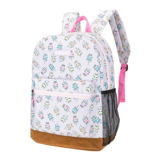 AEROPOSTALE Upgraded Fieldtrip Backpack for Girls - Womens Bag for Everyday Use, Daypack for Travel (Boba Party)