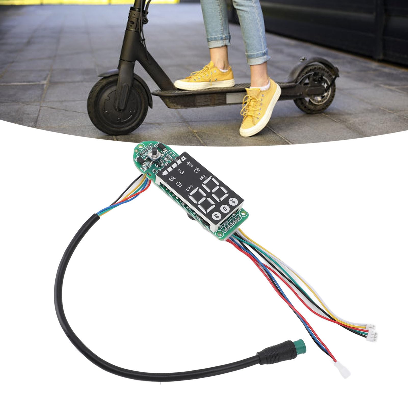 VGEBY Electric Scooter Dashboard Circuit Board, Scooter Replacement Fit for MI3Lite Youth Edition
