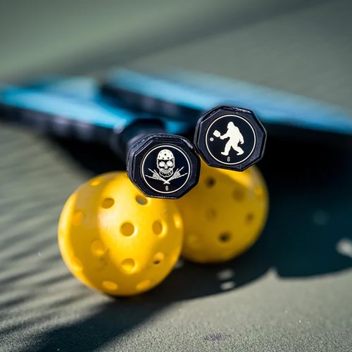Fjalljós Pickleball Paddle Weighted Cap Coins - Pickleball End Cap Weights Counterbalance Paddle – Enhanced Power & Control, Personalized Feel (3Pack-6g-9g-12g, Bigfoot)