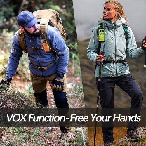 Walkie Talkies Long Range for Adults,Rechargeable Walkie Talkies 22 FRS NOAA Family Walky Talky Two Way Radio Walkie Talkie 1500mAh Battery VOX Flashlight Type-C Charger for Camping Hiking,6Pack
