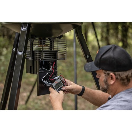 WILDGAME INNOVATIONS Trophy Hunter 6V Digital Feeder Kit , Weather-Resistant Durable Easy-to-Use Digital Power Control Unit for Hunting Game Feeder