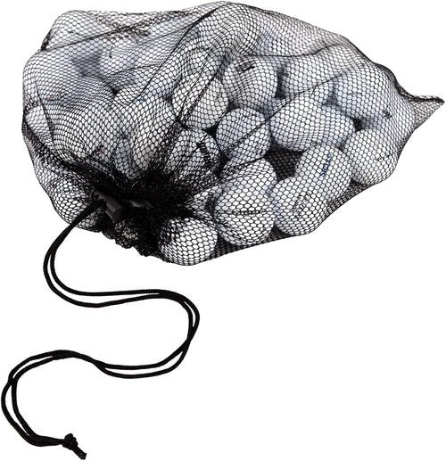 Clean Green Golf Balls | 48 Recycled Golf Balls in Good Condition - Perfect for Practice with Mesh Bag