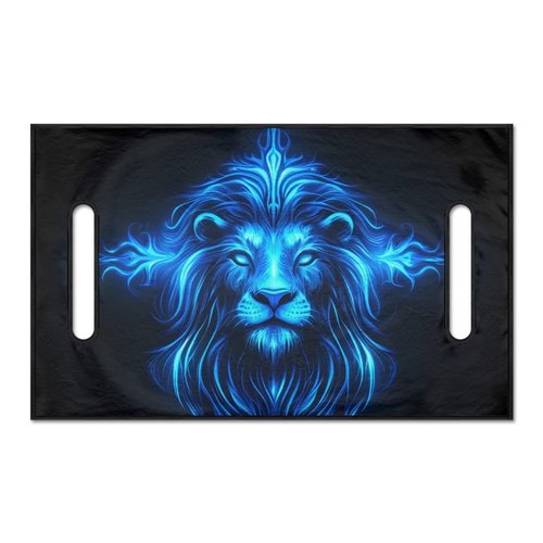 Yewattles Blue Lion Golf Cart Seat Cover Golf Cart Accessories Seat Towel Blanket Easy to Clean Install Machine Washable Suitable for All Seasons Christmas Decor