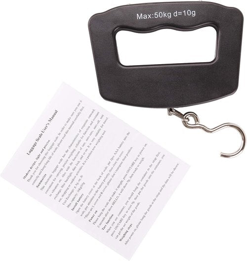 Kinstecks Digital Fishing Scale - 110lb/50kg Backlit LCD Portable Electronic Balance | Ideal for Hunting & Kitchen