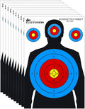 Silhouette Shooting Targets - 23x35 Inch Paper Targets for Indoor/Outdoor Shooting Range Use