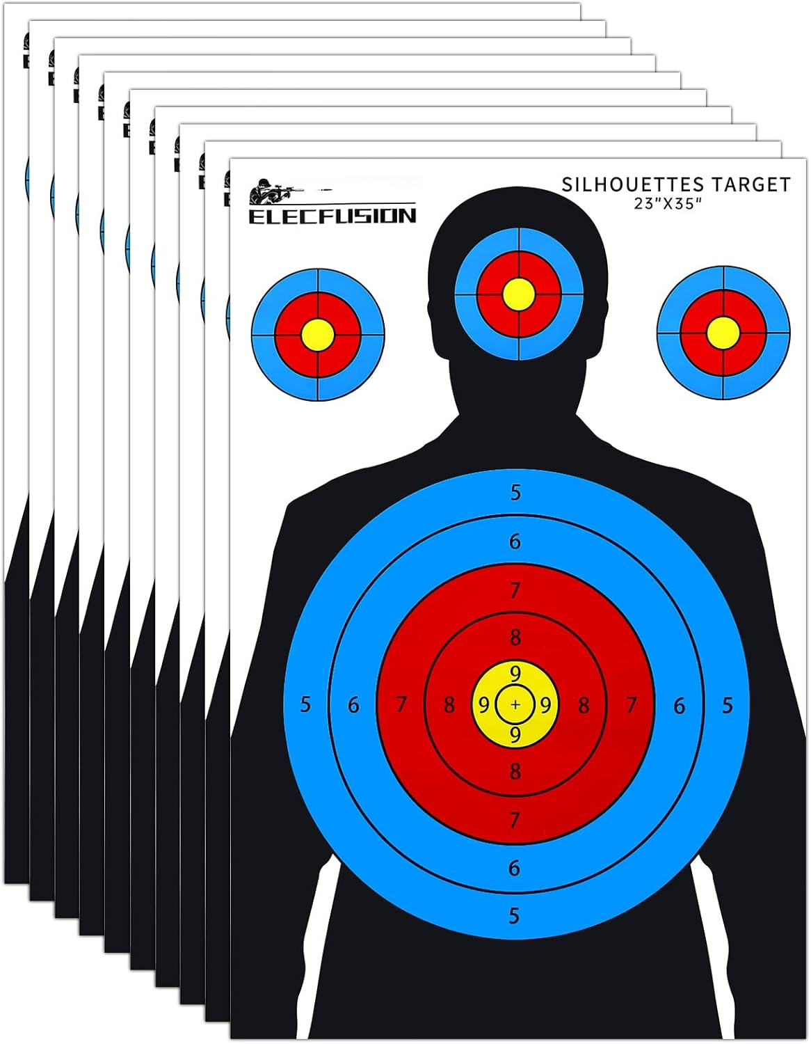 Silhouette Shooting Targets - 23x35 Inch Paper Targets for Indoor/Outdoor Shooting Range Use