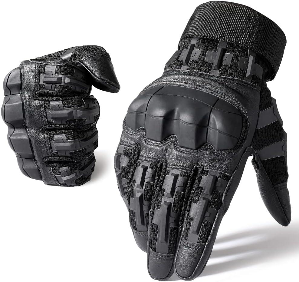 WTACTFUL Tactical Gloves - Rubber Guard Touchscreen Design for Men | Ideal for Airsoft, Motorcycle & Hunting