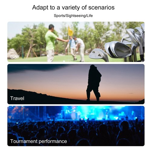 1200Yards Range Finder Golf with Slope, 7X Magnification, Lightweight Portable Rechargeable Rangefinder, Flag Lock Vibration, Switch for Legal, Range Finders for Hunt Golf Accessory(White)