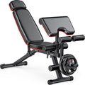 XDDIAS Adjustable Weight Bench - 900LBS Capacity with Leg Extension & Curl | Home Gym Full Body Workout
