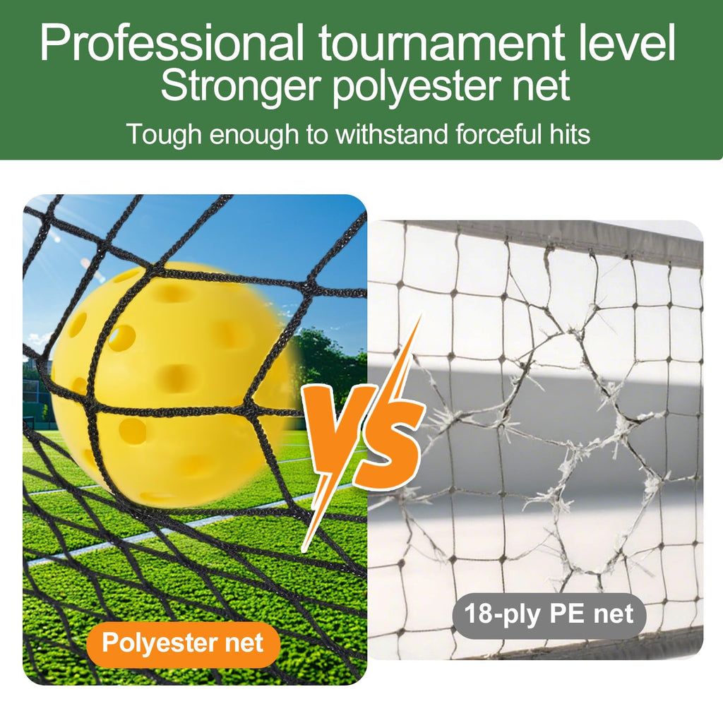 ZSSHAPPY 6FT White Mini Pickleball Net, Portable Quick Setup Practice Net for Indoor Outdoor Driveway Dink Shots