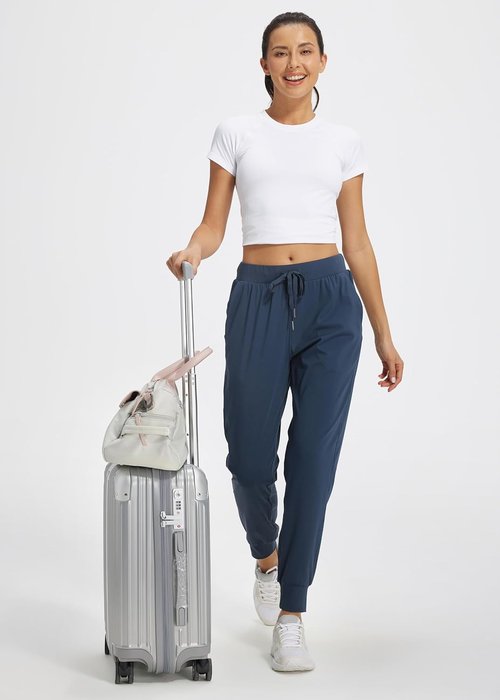 Libin Women's Joggers - Athletic Running Sweatpants with Pockets | Tapered Fit in Petite/Regular/Tall