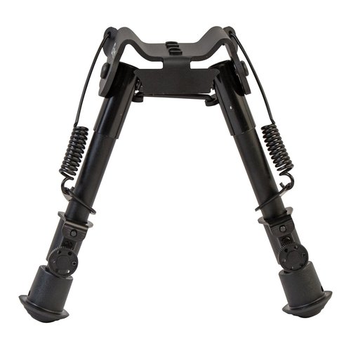 Caldwell M-Lok KeyMod 9" - 13" Inch Bipod with Low Profile and Twist Lock for Polymer Handguards on Long Gun Rifle for Tactical Shooting Range and Sport