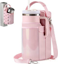 Magnetic Gym Bag for Women - Water Bottle Holder & Touchscreen Pocket | 4 Built-in Magnets, Fits 40oz Tumbler