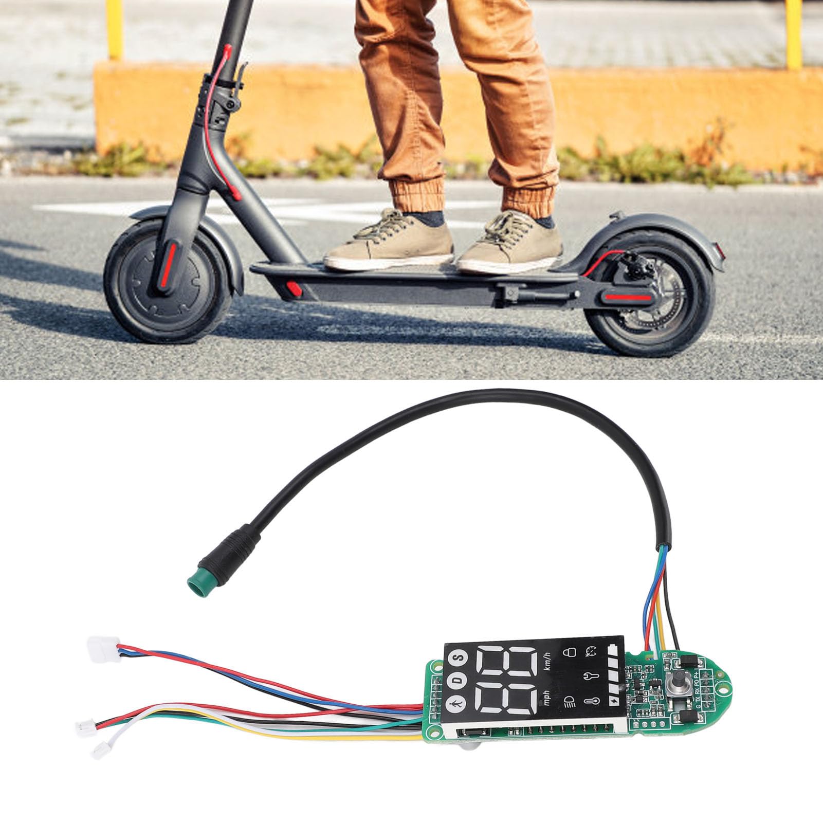 VGEBY Electric Scooter Dashboard Circuit Board, Scooter Replacement Fit for MI3Lite Youth Edition