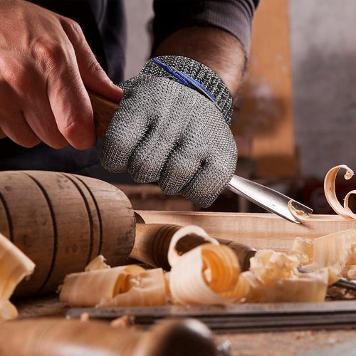 Herda Level 9 Cut Resistant Gloves - Chef Safety Gloves for Meat Cutting & Oyster Shucking | Size M
