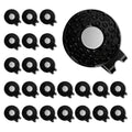 Criamolo 24 PCS Golf Hat Clips Magnetic Golf Ball Marker Holders for Golf Hats Pants Gloves Bags Visors Belts, Black Alloy Clips for Metal Golf Ball Markers (Markers Not Included)