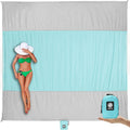 WEKAPO Beach Blanket - Extra Large Sandproof & Waterproof Mat | Quick Drying for Vacation & Camping