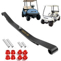 RIZINKART Heavy Duty Front 2-Leaf Springs Kit for Club Car Precedent 2004+ / DS 1981+ Golf Cart, Replaces OEM #1012030#1015108 Included Bushings Sleeves and Sleeves
