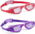 Aegend Swim Goggles for Kids | Anti-Fog, Anti-UV Comfort Fit | Ages 3-14, Perfect for Swimming