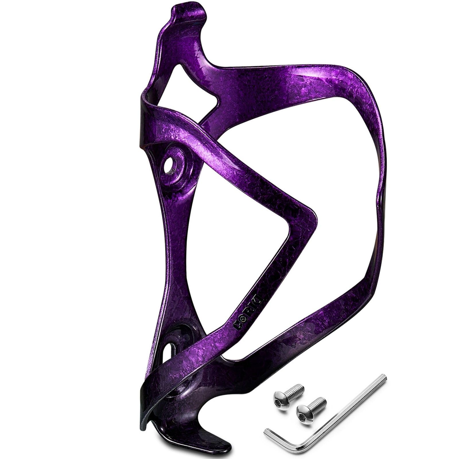 Corki Bike Water Bottle Holder, Bicycle Water Bottle Cage 1 Pack Purple