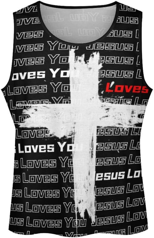 Domirica Men's 3D Print Tank Top - Casual Sleeveless Gym Shirt | Breathable Quick-Dry Sportswear
