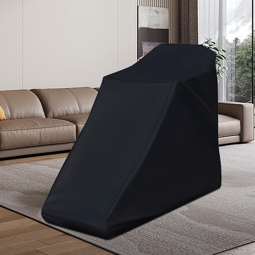 ZUDKSUY Unfolded Walking Treadmill Cover 210D 78.7x37.4x59.1 Oxford Fabric Waterproof Cover Black Walking Pad Cover in Non-Folded Condition(Non-Folding)