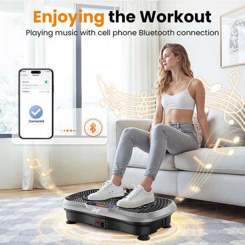 AXV Vibration Plate - Full Body Fitness Machine for Weight Loss | Home & Gym Use
