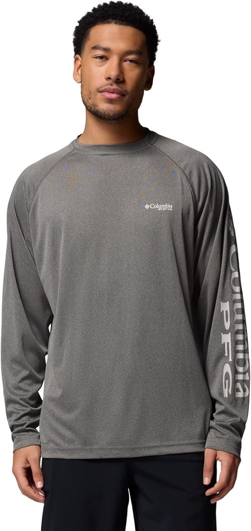 Columbia Men's PFG Terminal Tackle Long Sleeve Fishing Shirt - Lightweight & Quick-Dry Fabric
