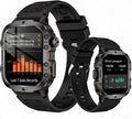 Skiennix Smart Watch - Fitness Tracker with Heart Rate Monitor | Waterproof Design, Black