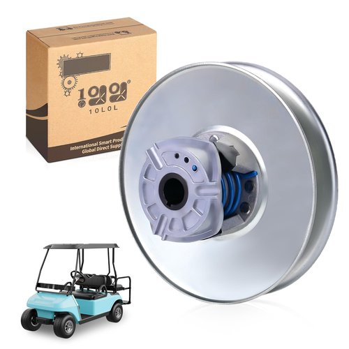 10L0L Golf Cart Torque Driven Clutch Compatible with Club Car DS & Precedent 4-Cycle Gas (97-15), Carryall Turf XRT (97-up), Pioneer (01-04), 4-Cycle Gas Models OEM# 101834001