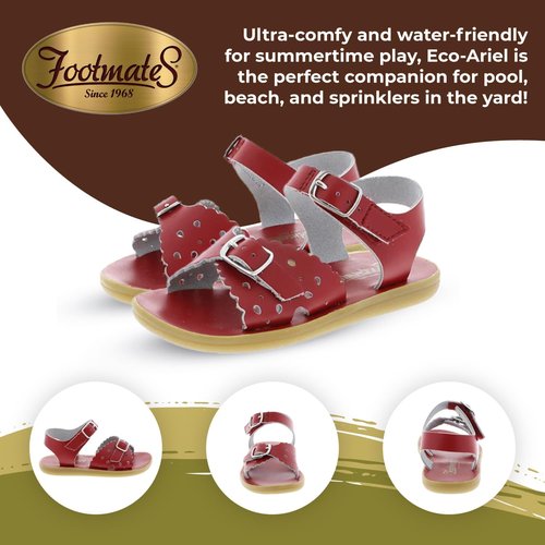 FOOTMATES Waterproof Sandals for Kids - Slip-Resistant, Non-Marking Outsoles | Eco-Friendly Design