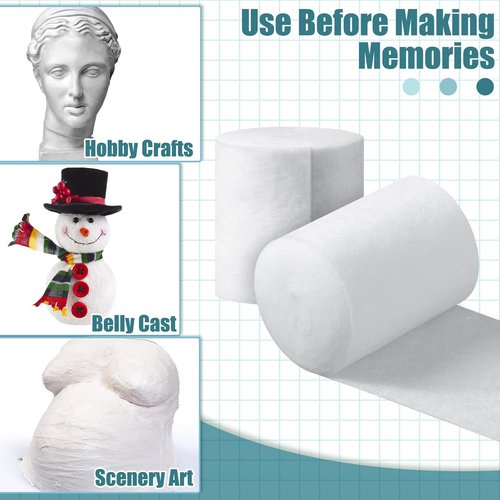 Nuanchu Cast Padding - Soft Individual Pack for Plaster Cloth & Bandage Art | 2 Inch x 8.8 Ft