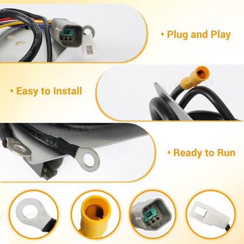 Golf Cart On Board Computer, Club Car OBC Fit for 2004-2015 Club Car Precedent 48V Electric Golf Cart, OEM#102511001, 102586301, 103403201
