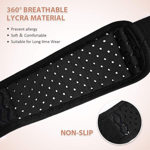 Tenbon Inguinal Hernia Belts for Men - Bilateral/Double Groin Hernia Support Pre and Post Surgery Truss for Pain Relief Recovery Adjustable Strap with 2 Removable Medical Compression Pads Comfortable & Breathable Design