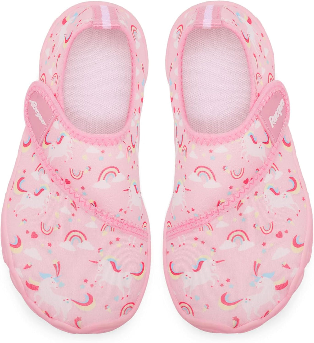 Racqua Kids Water Shoes - Quick Dry Lightweight Aqua Swim Footwear | Perfect for Little & Big Kids