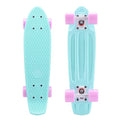 Mini Cruiser Skateboard for Kids, Beginners, and Adults - Lightweight and Portable 22 Inch Skateoard for Easy Riding - Supports Up to 300 lbs (Green)