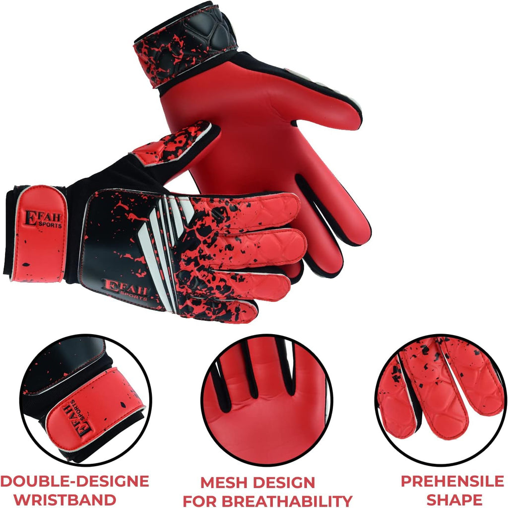 Skiennix Soccer Goalkeeper Gloves - Strong Grip for Kids & Youth | Perfect for Football
