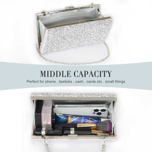 Covelin Women's Rhinestone Evening Clutch Bag - Elegant Handbag for Special Occasions